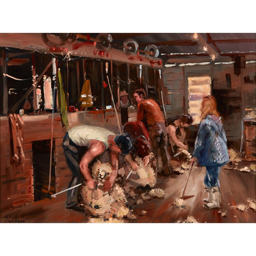 Lesley A Campbell, Shearing Gang, Hastings