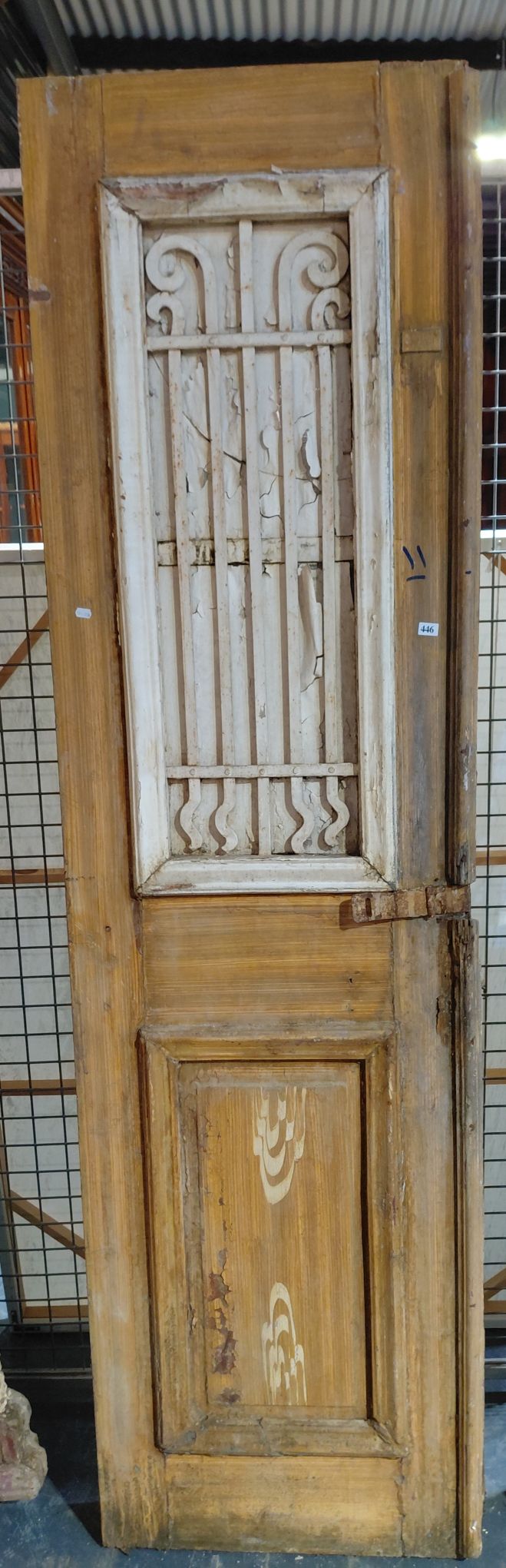 446 · SCRUBBED PINE FRENCH STYLE DOORS