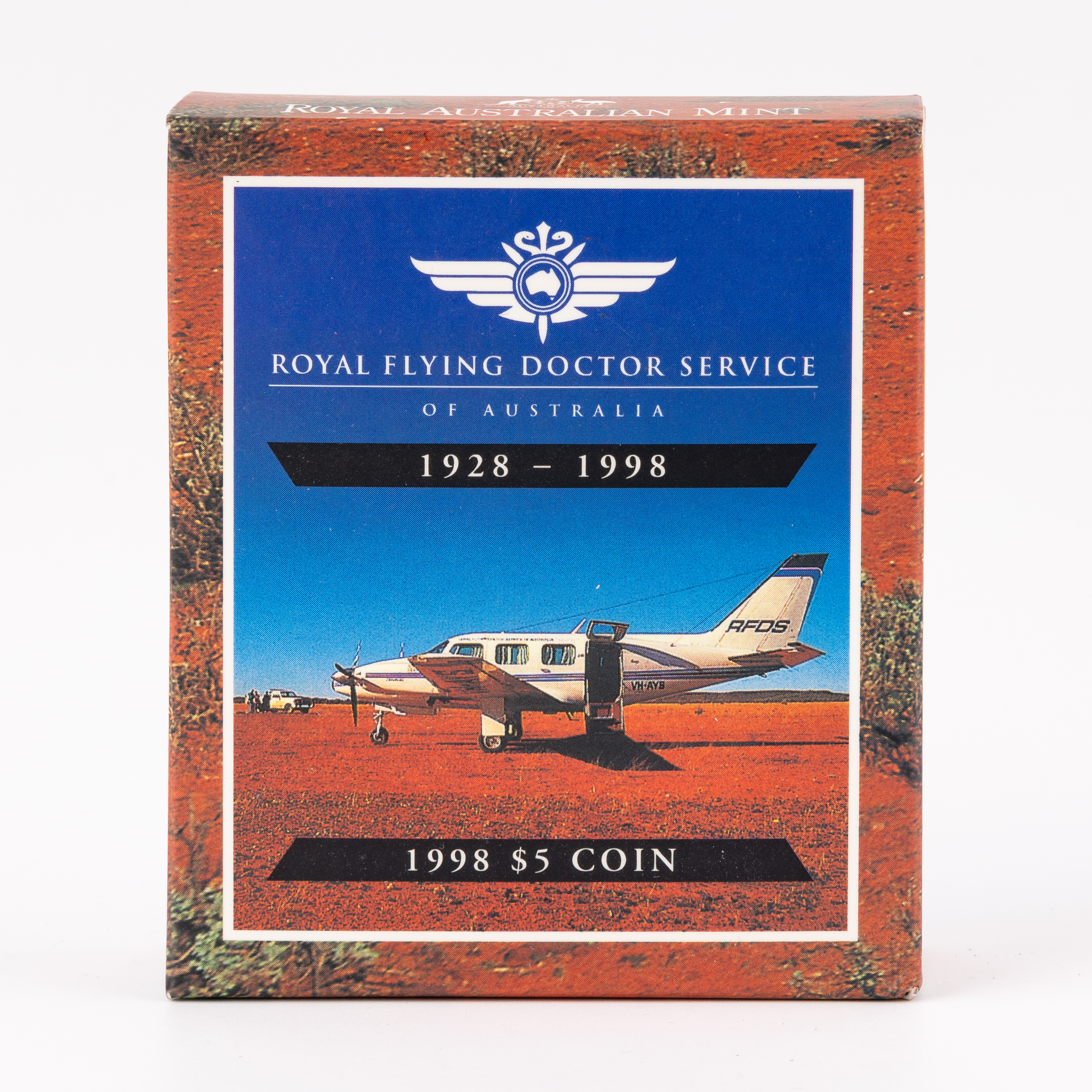 Elizabeth II, RAM - Royal Flying Doctor Service, Five Dollars, 1998, FDC