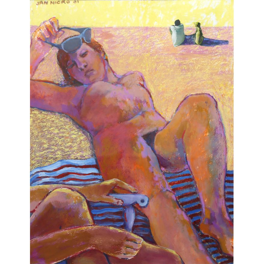 Jan Nigro 'Nude on the Beach'