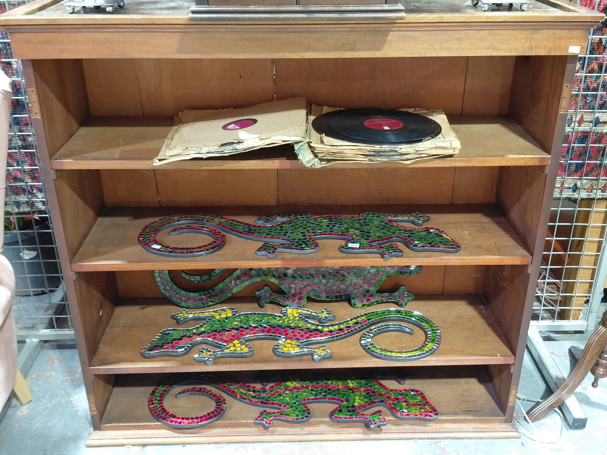 159 · OPEN SHELF BOOKCASE