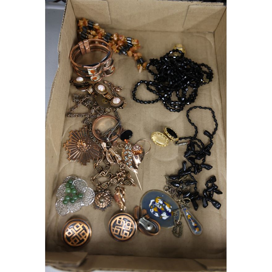 Box Vintage Copper Jewelry etc.