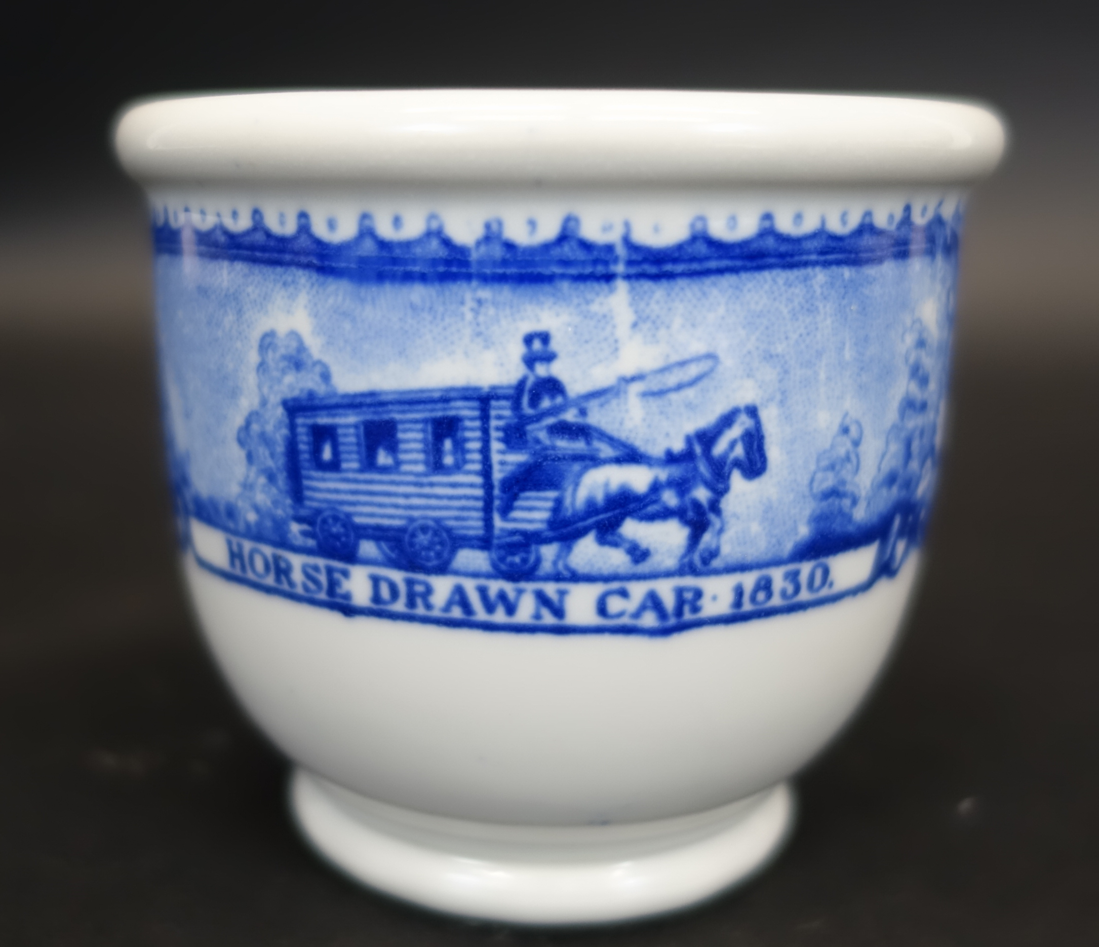 LAMBERTON B&O RAILROAD CHINA EGG CUP | Richard Opfer Auctioneering