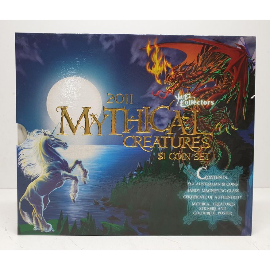 Mythical Creatures Coin Set - Young Collectors