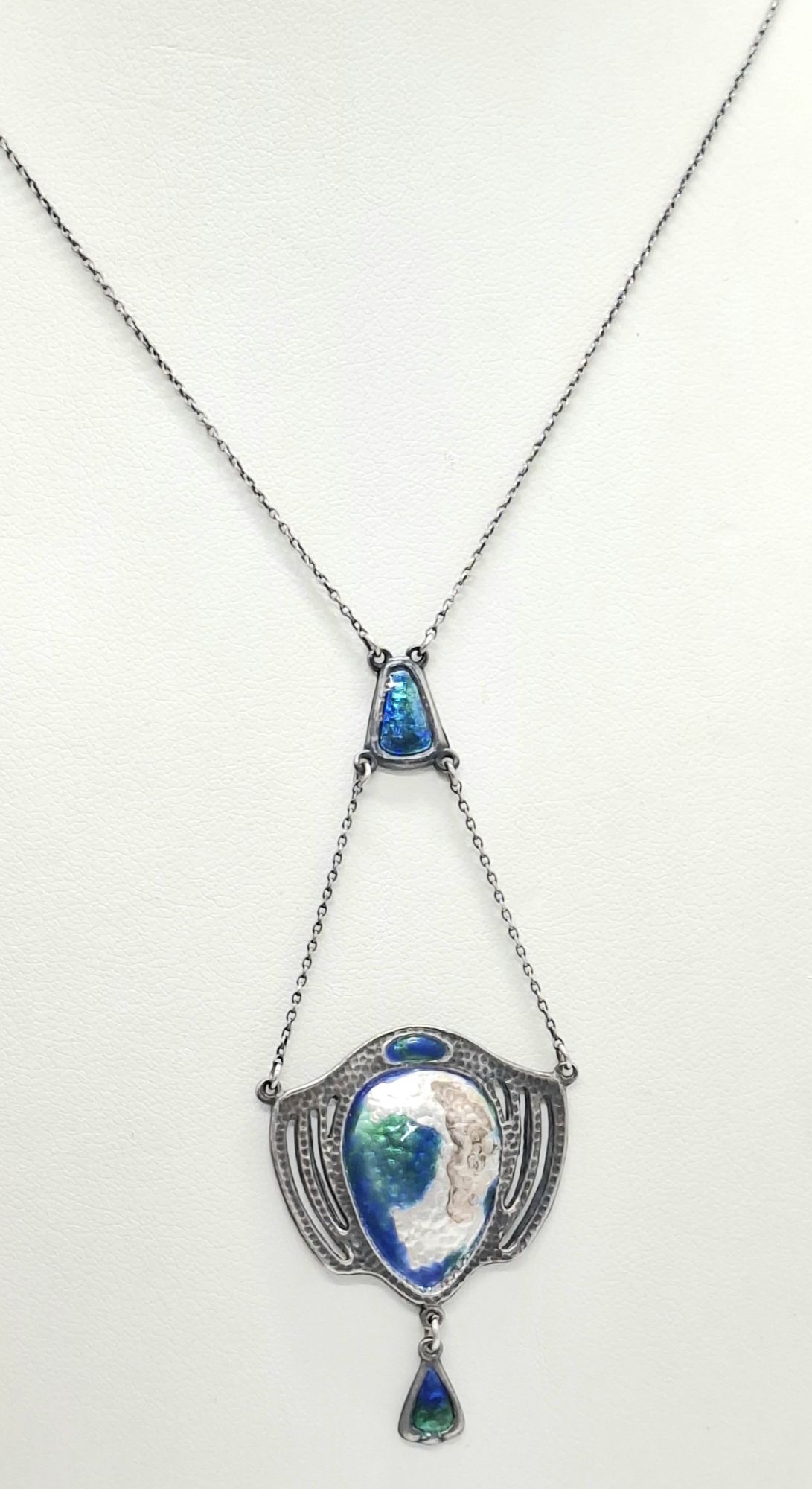Charles Horner Silver And Enamel Necklace