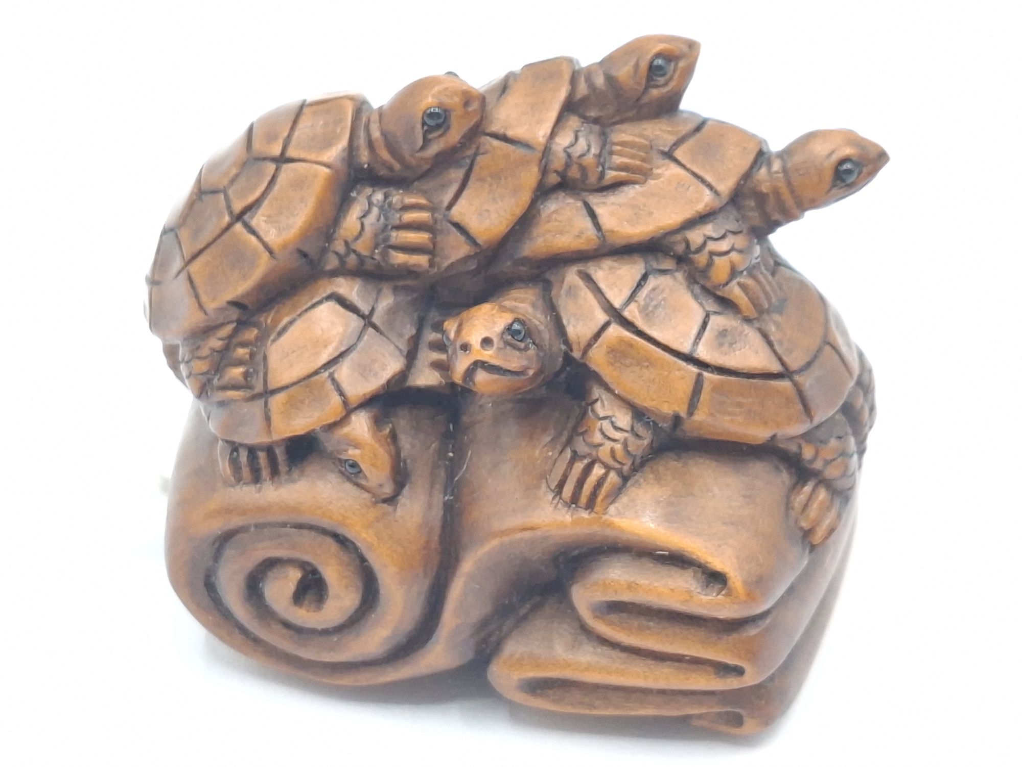 Carved Japanese Boxwood Netsuke