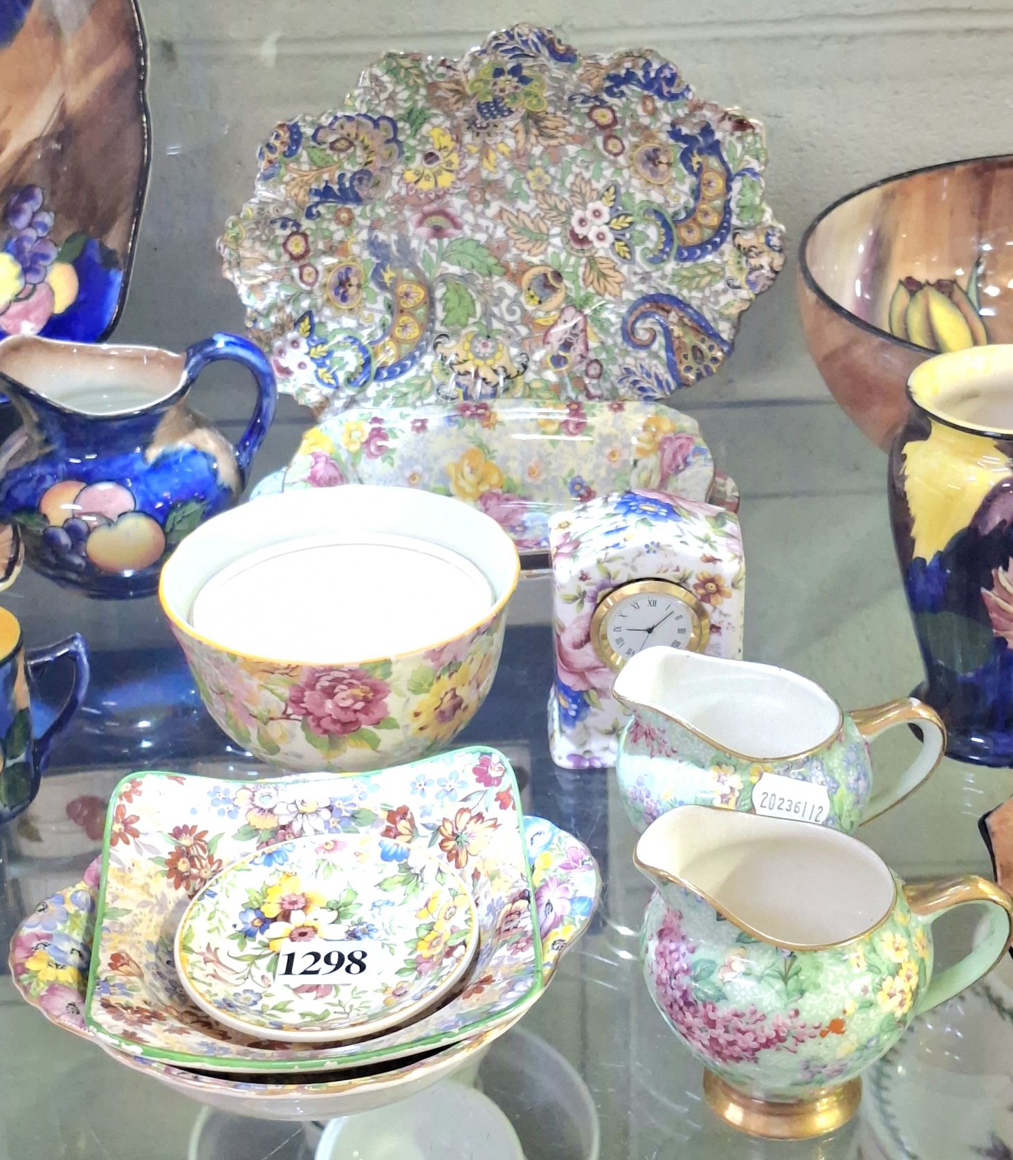 1298 · ALL OVER FLORAL CERAMICS