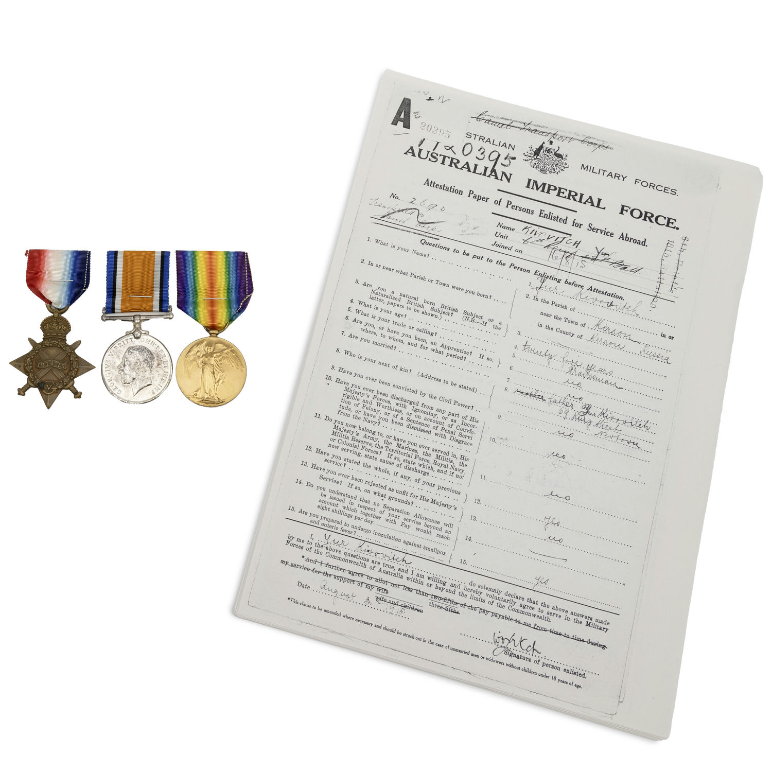 Trio, WWI, gEF