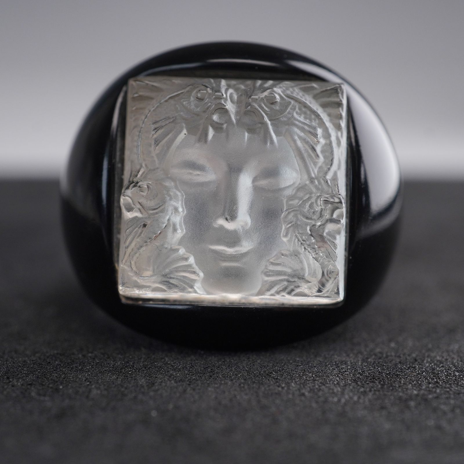 Lalique Arethuse Masque de Femme Ring | Lion and Unicorn