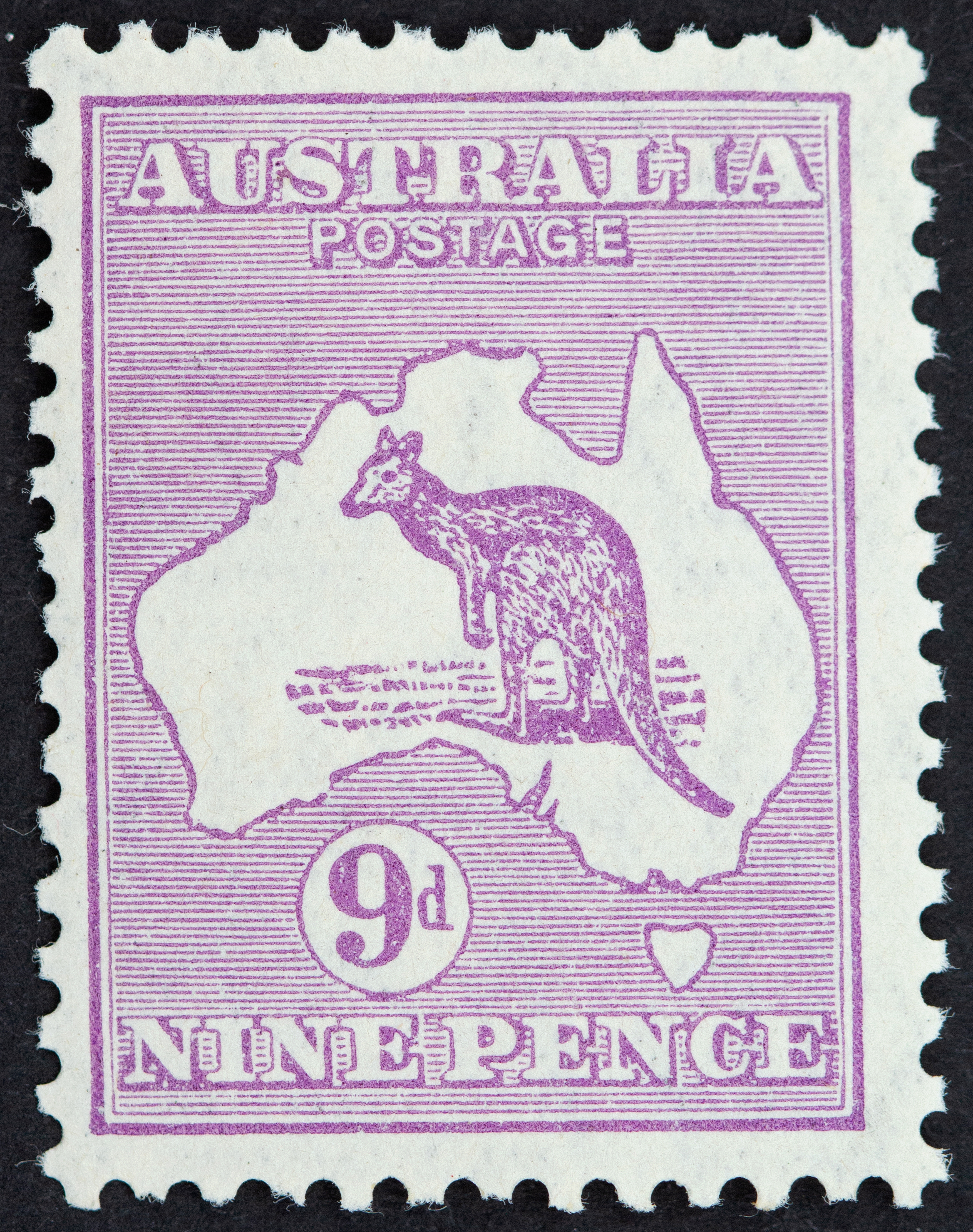 Small Multiple Watermark , Ninepence, 1929, Fine