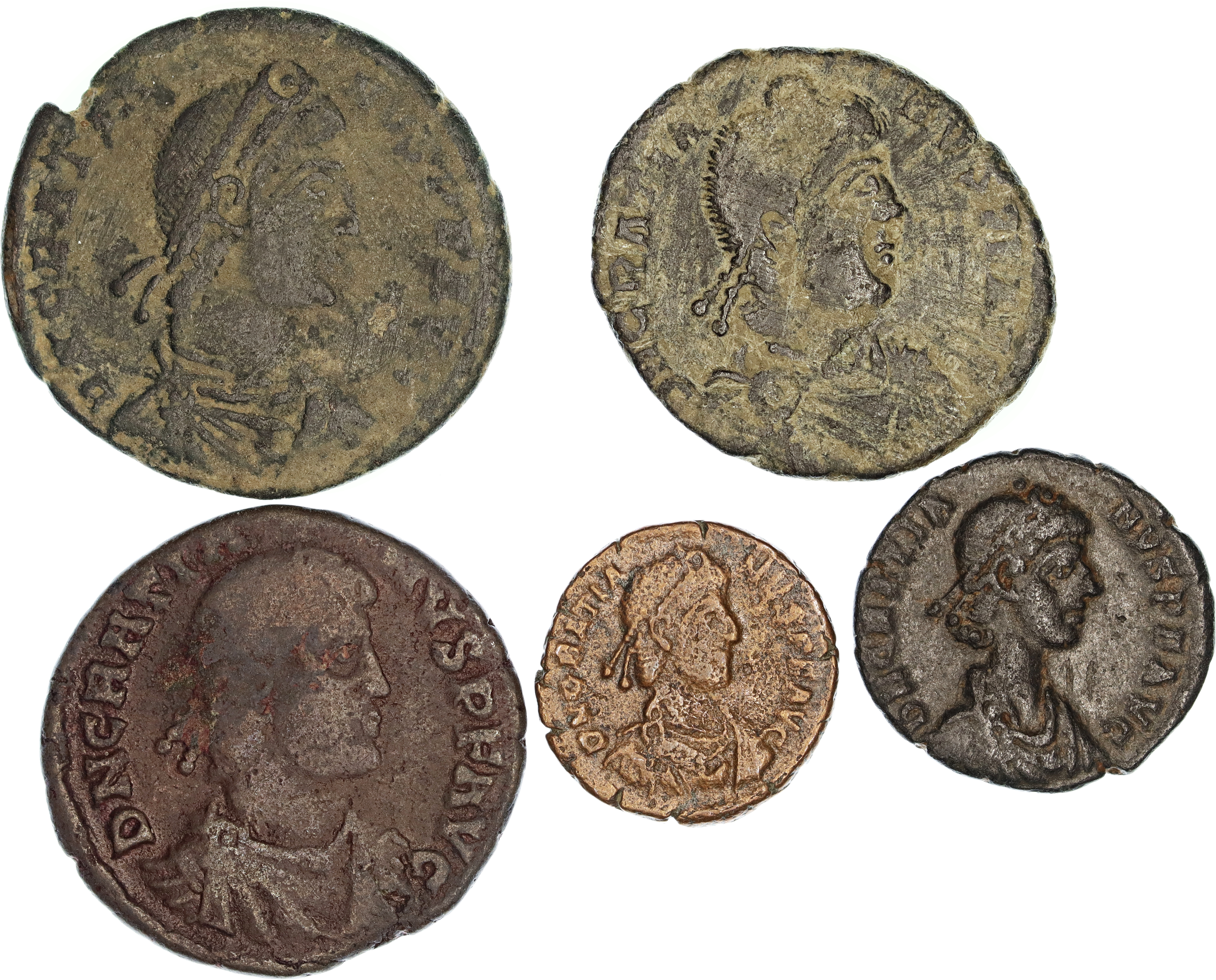 Roman Empire, Gratian, Æ, 367-383 AD, F-nVF