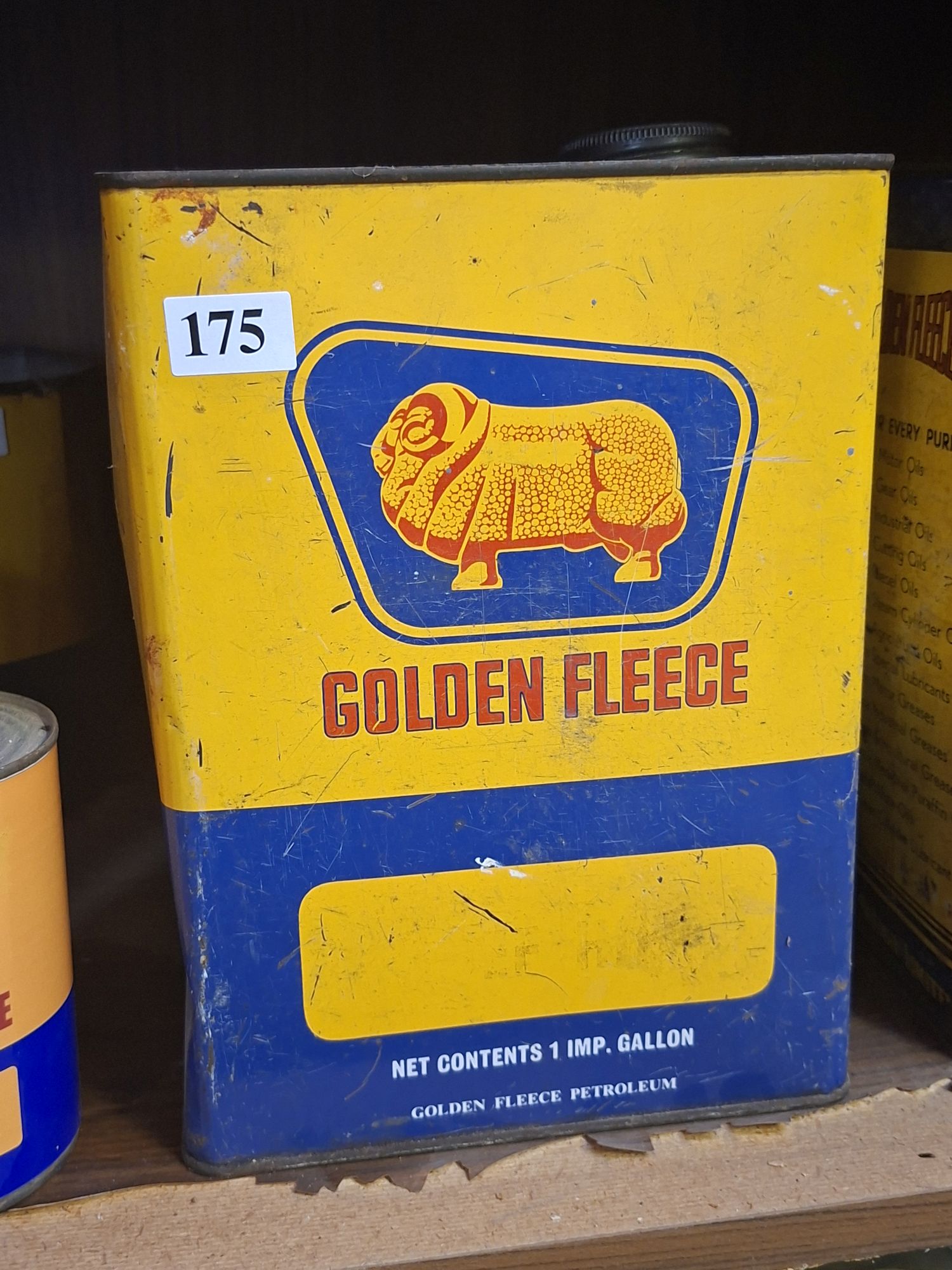 Golden Fleece Oil Can