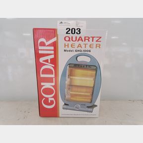 GOLDAIR - 2 BAR QUARTZ HEATER - GREY -GHQ-100G