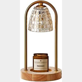 CANDLE WARMER LAMP FOR TOP-DOWN CANDLE MELTING, NIGHT LAMP ,AROMATHERAPY WAX MELTING LAMP (GOLD)