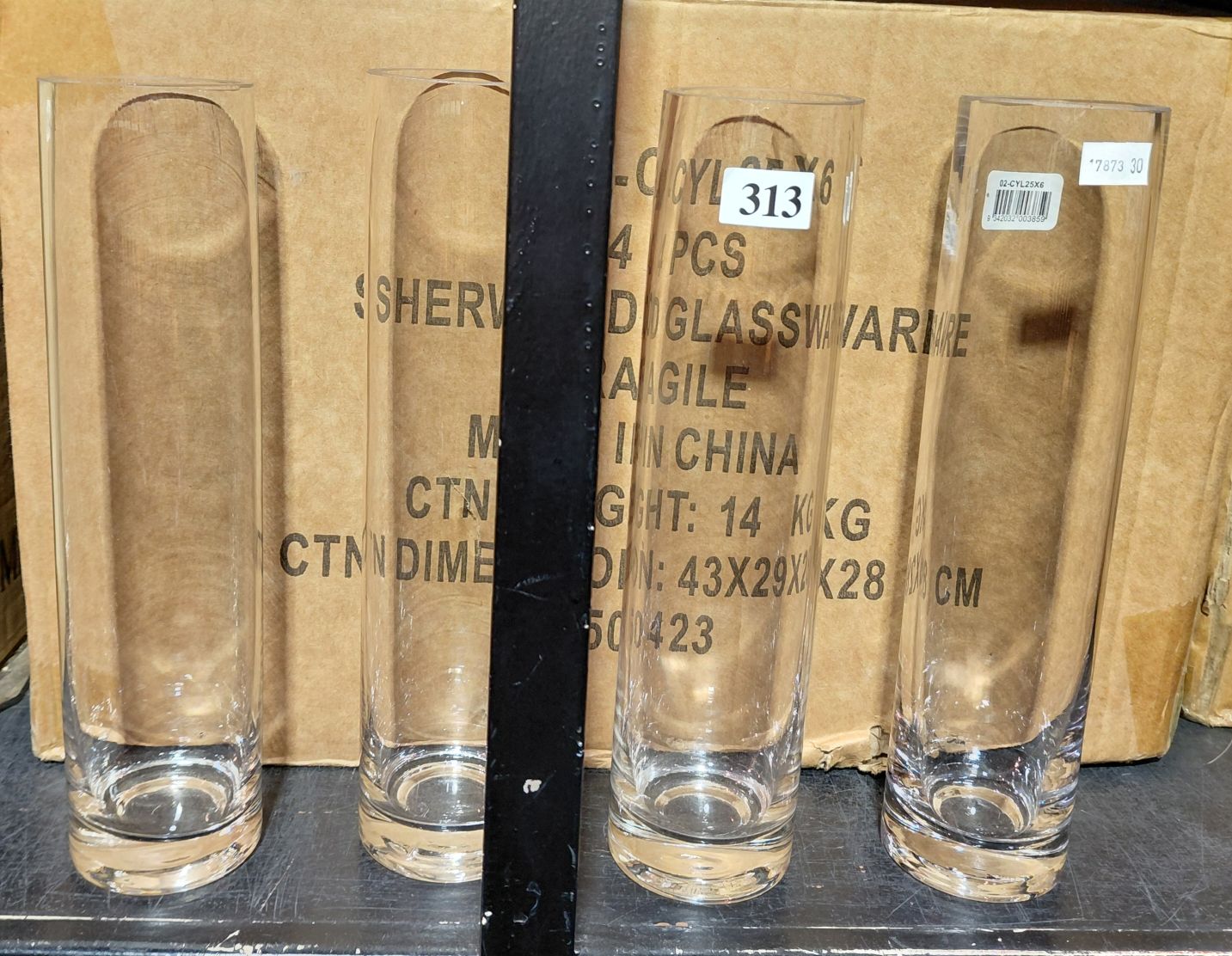 313 · FLORISTS GLASS VASES