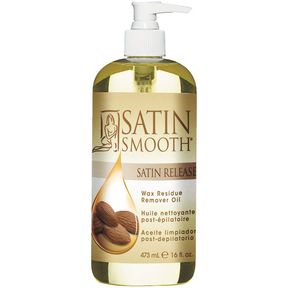 SATIN SMOOTH SATIN RELEASE WAX RESIDUE REMOVER OIL, POST-WAX TREATMENT FAST-DISSOLVING, 16 OZ, 1-PACK