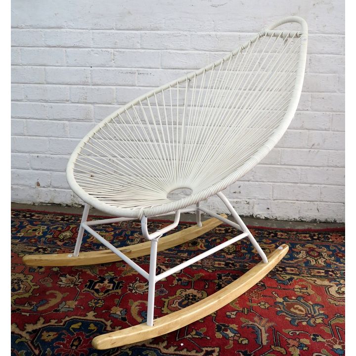 SWEDISH ACAPULCO STYLE ROCKING CHAIR