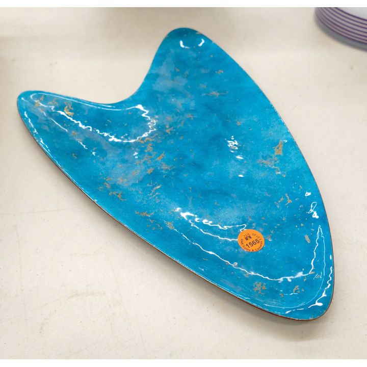 Bovano Mid Century Enameled Tray 14''