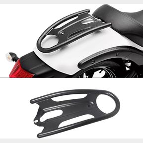 MOTORCYCLE SOLO LUGGAGE RACK FOR KAWASAKI VULCAN S 650 VN650 2015-2023, REAR PASSENGER SEAT DETACHABLE