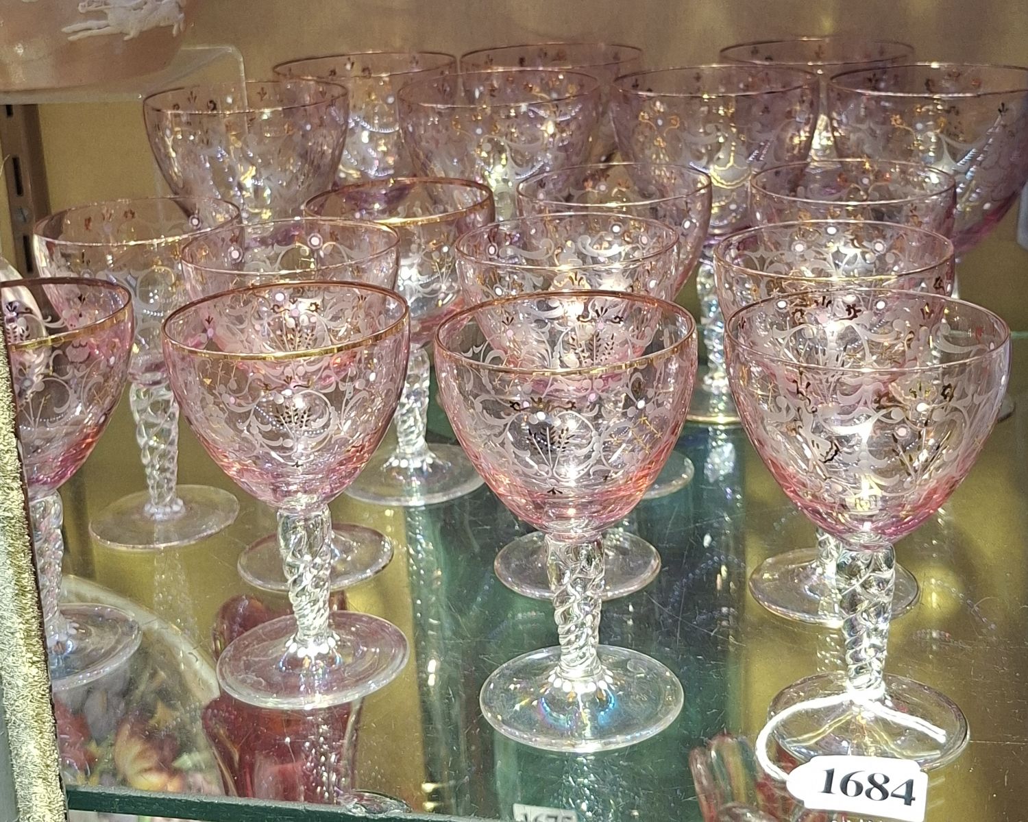 VENEZIA MURANO LIQUOR STEMS