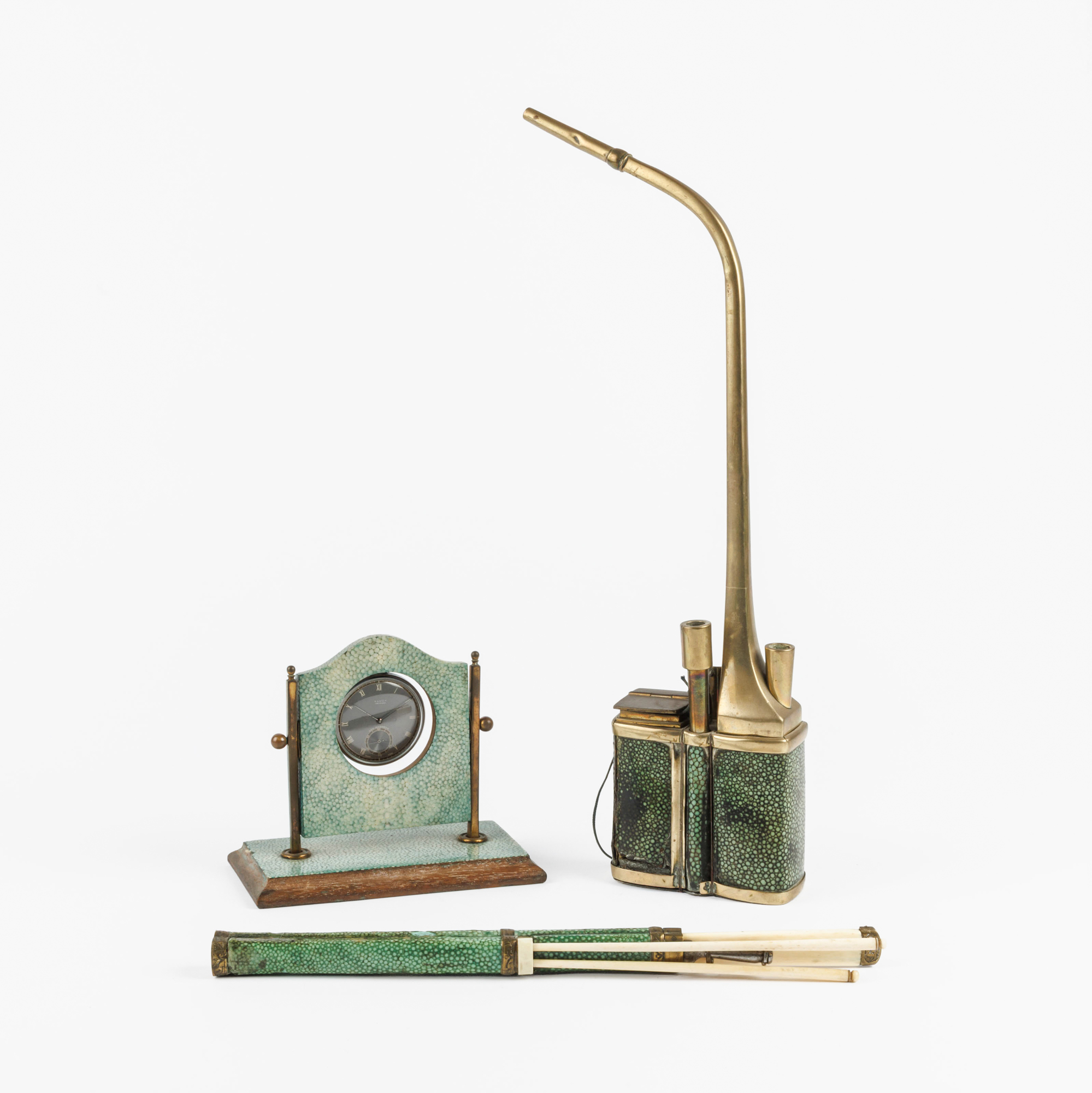 Three shegreen veneered art deco objects – kavel bij Bernaerts, Antwerp