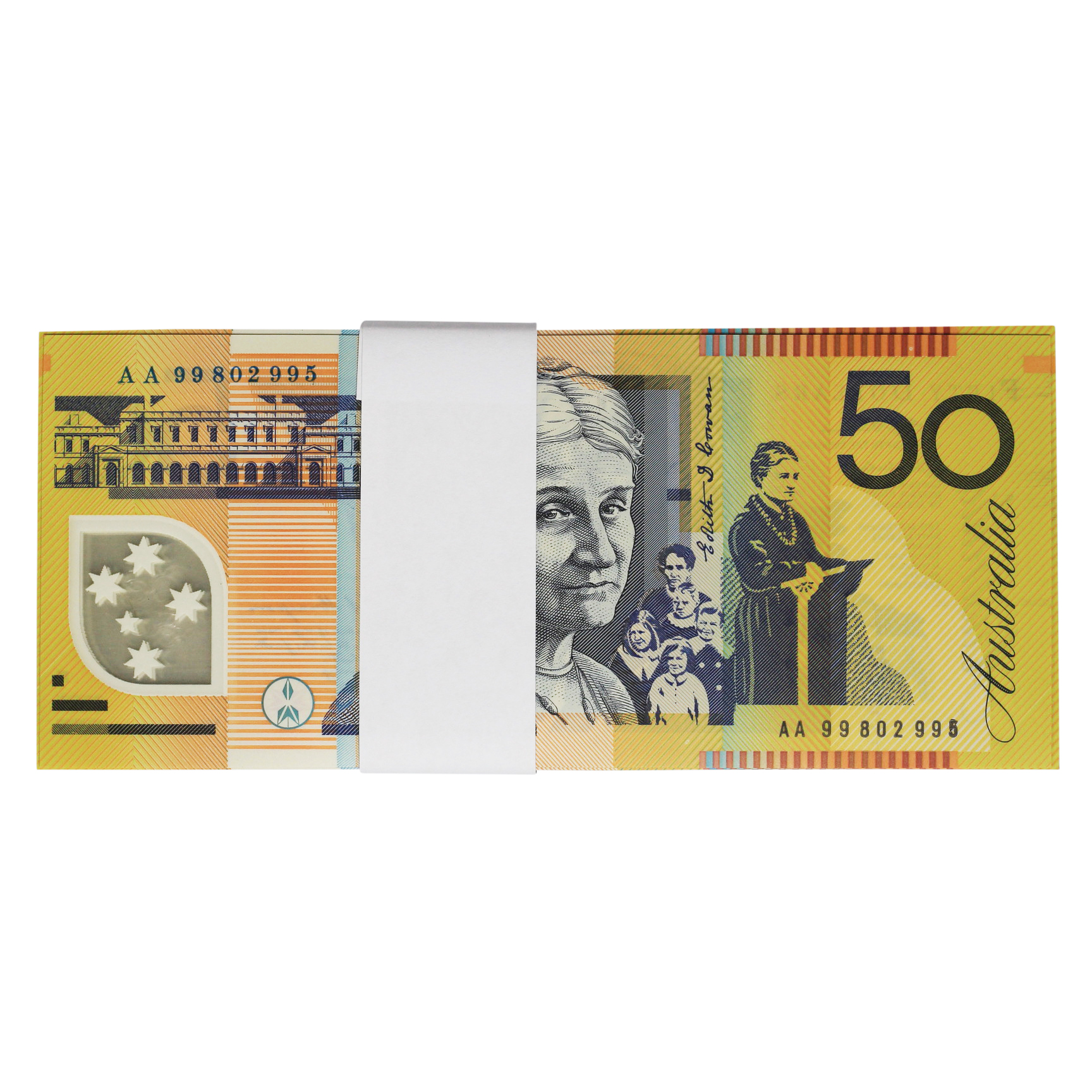 2196. · Bundle, MacFarlane/Evans, Fifty Dollars,  1999, UNC
