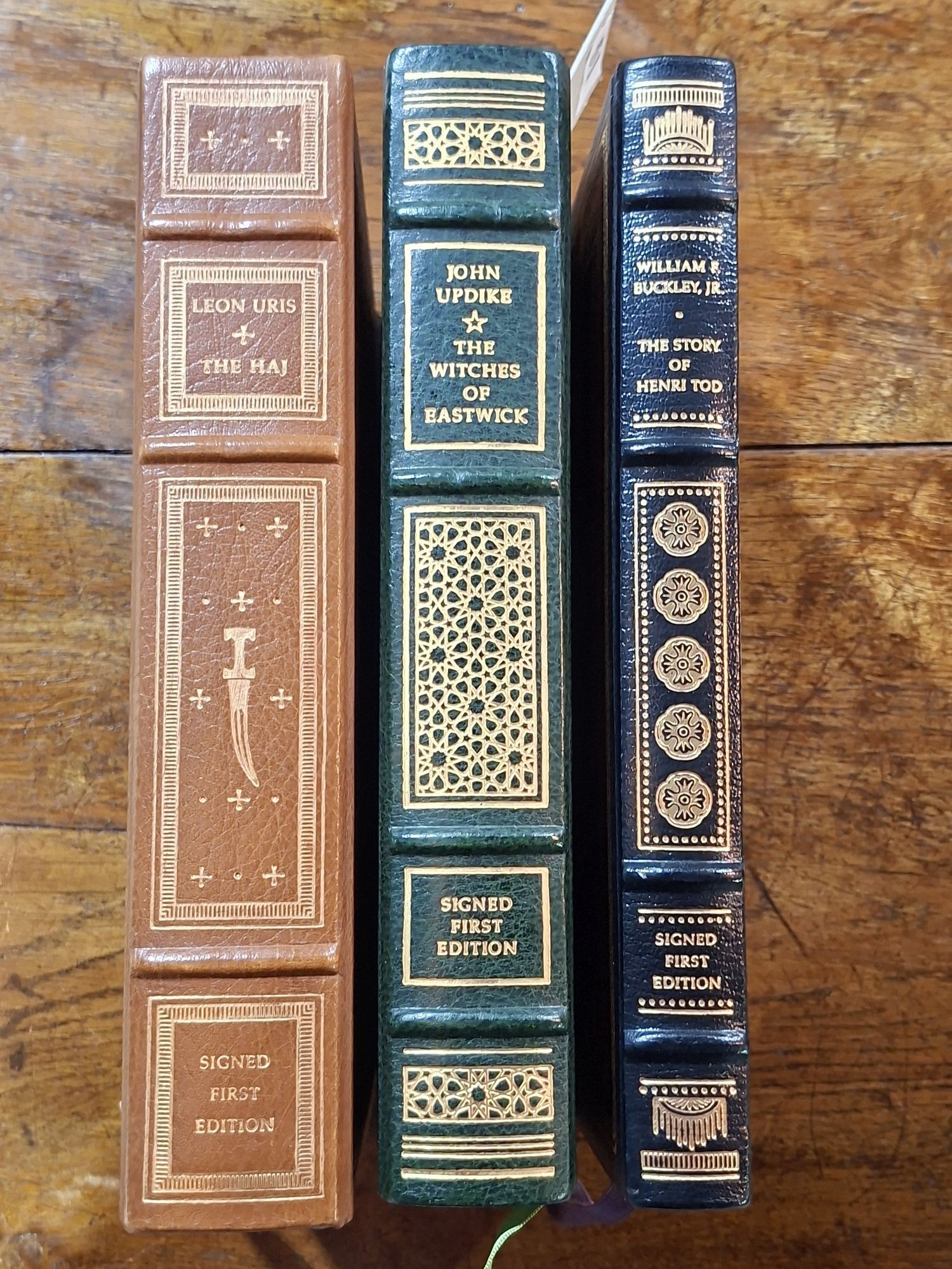 Three Signed Collectable Books