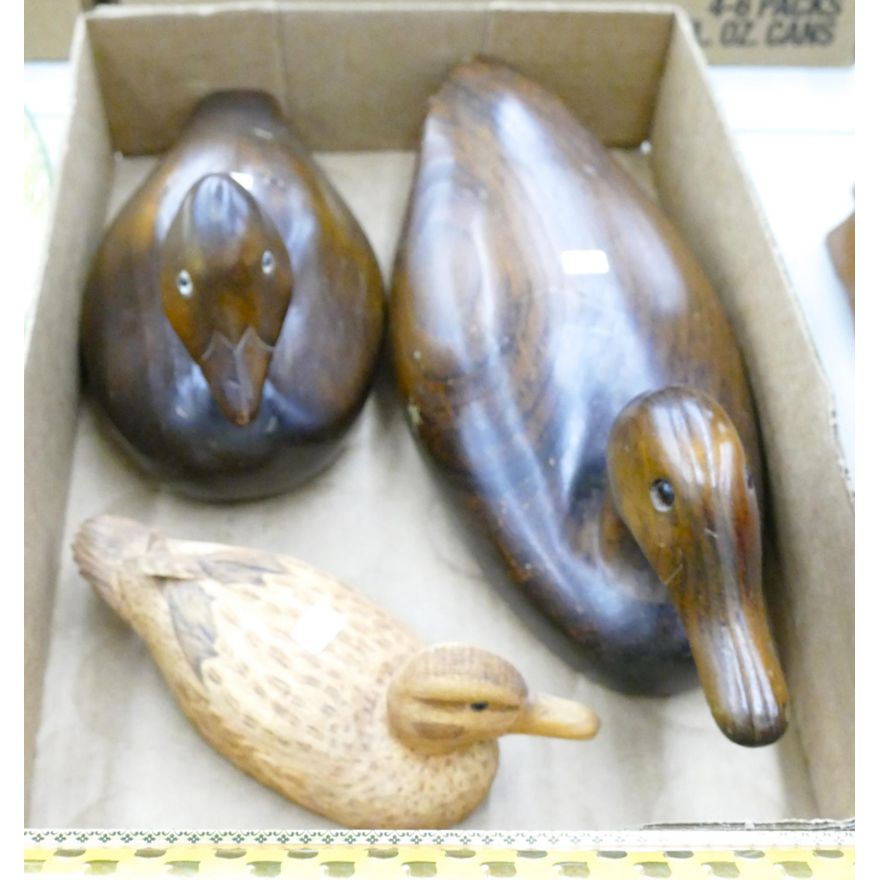 Box 3pc Wood Duck Decoys