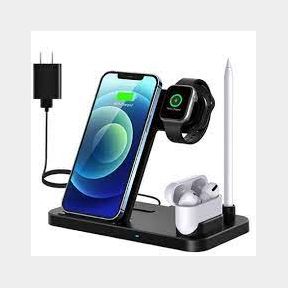 Andowl 4-in-1 Wireless Fast Charge ( Compatible with Iphone & Android) | AS 51663/60390 B3 (S4)