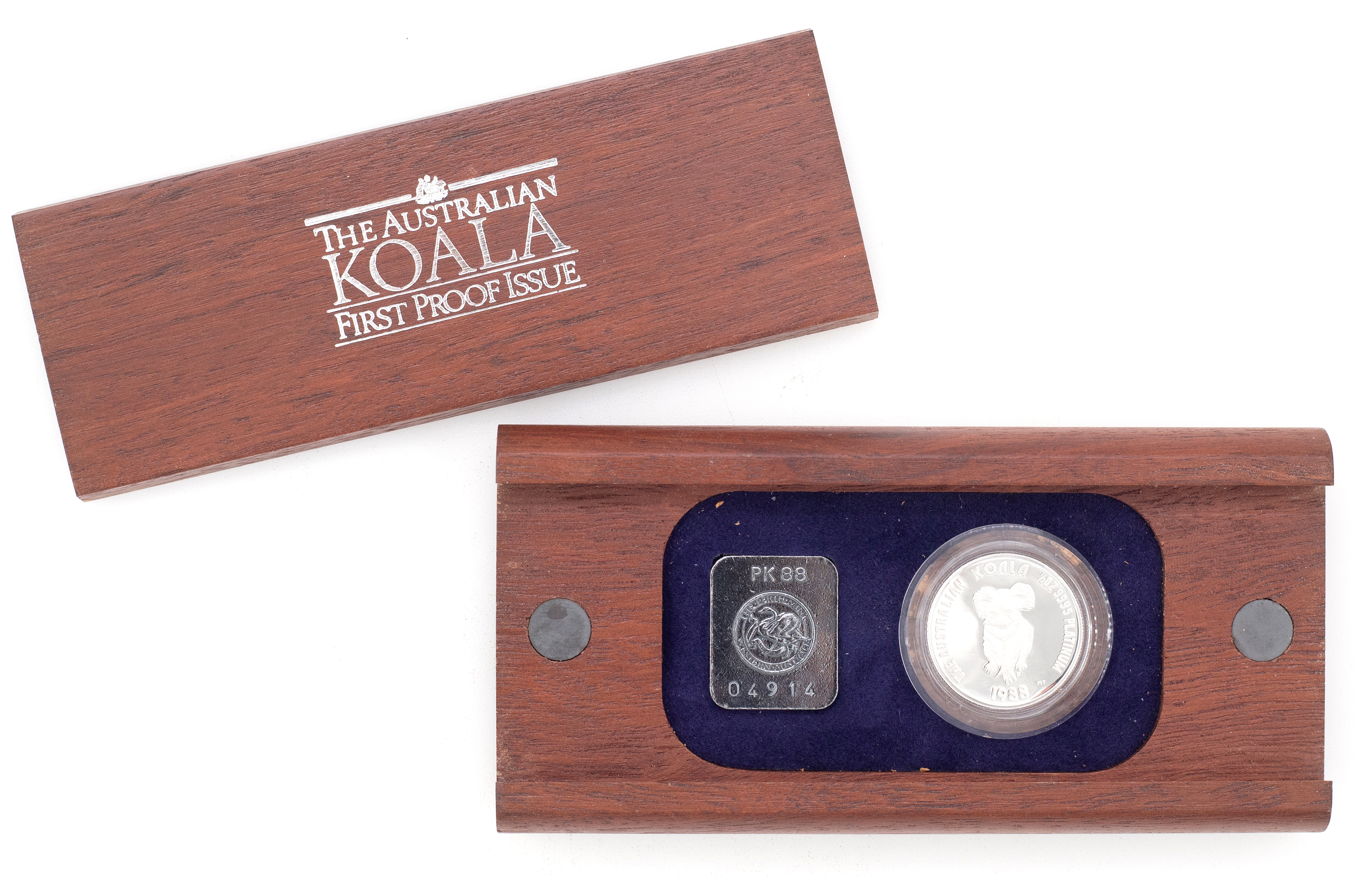 Elizabeth II, Platinum Koala, 1988, FDC