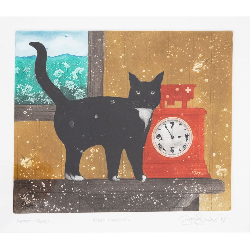 Gary Tricker 'Red Clock'