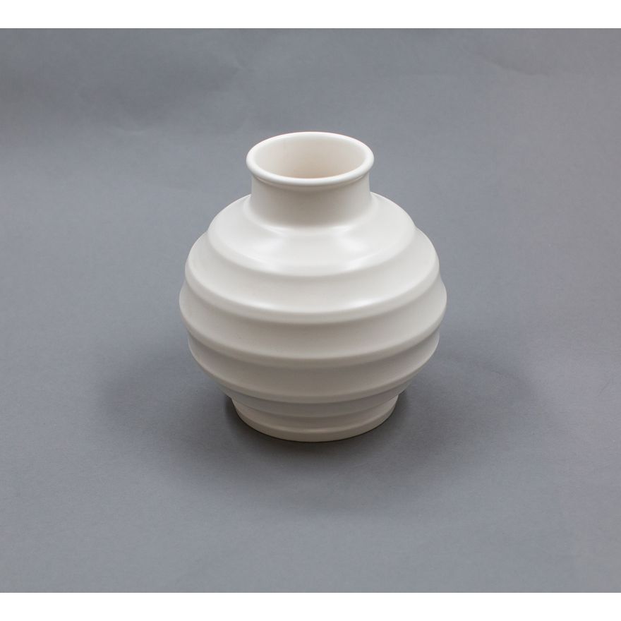 Keith Murray for Wedgwood - Small moonstone 'Chinese Lantern' vase