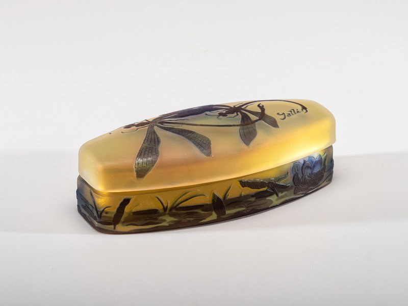 Émile Gallé
(French, 1846–1904)
Dragonfly Box