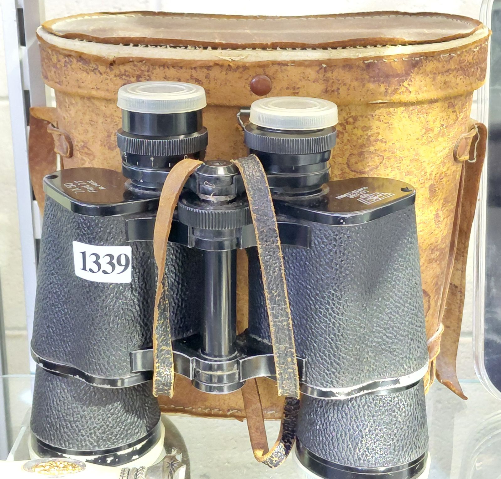 CASED COLGAR BINOCULARS