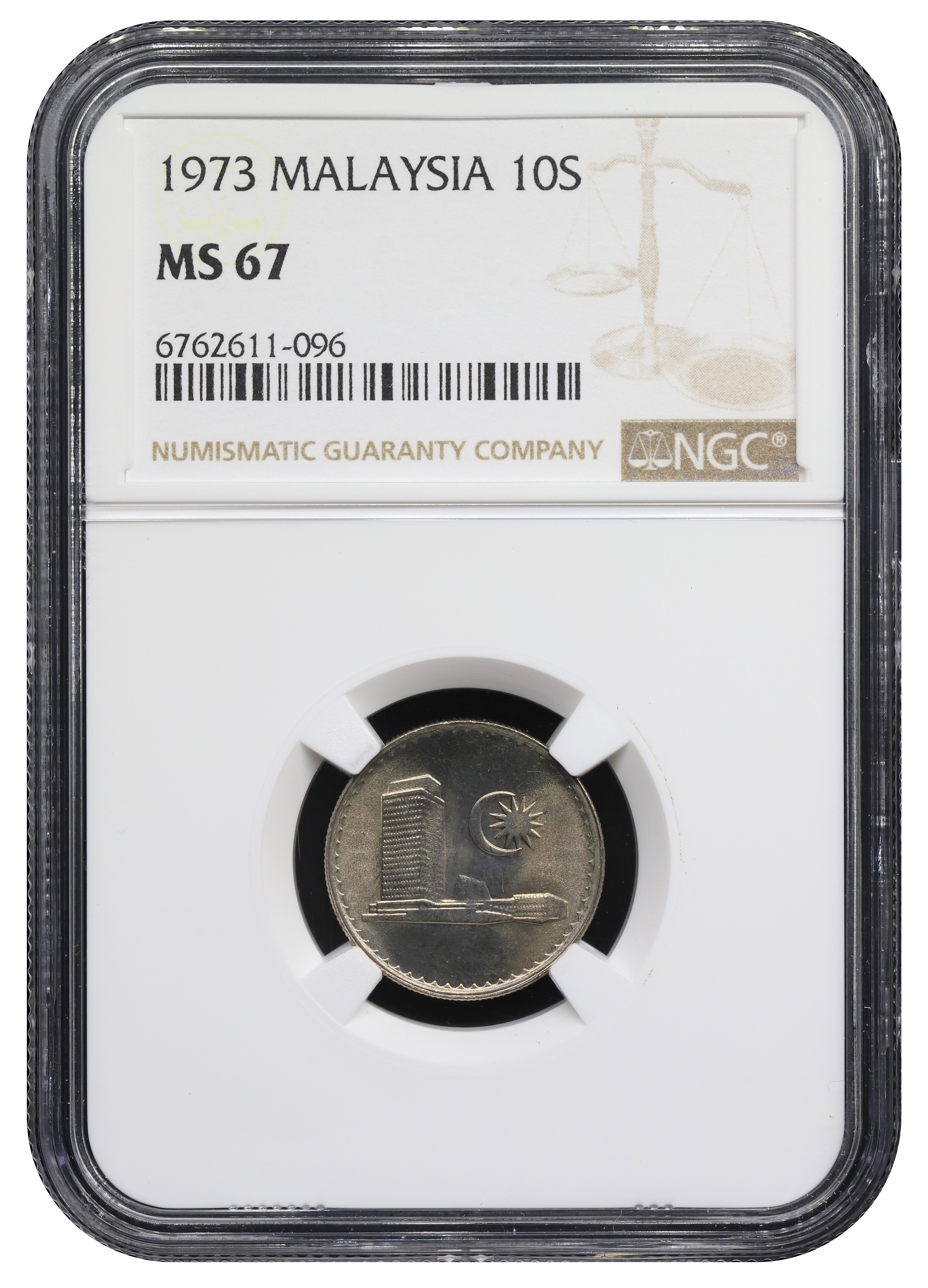 9383 大正2年10銭NGC MS 67
