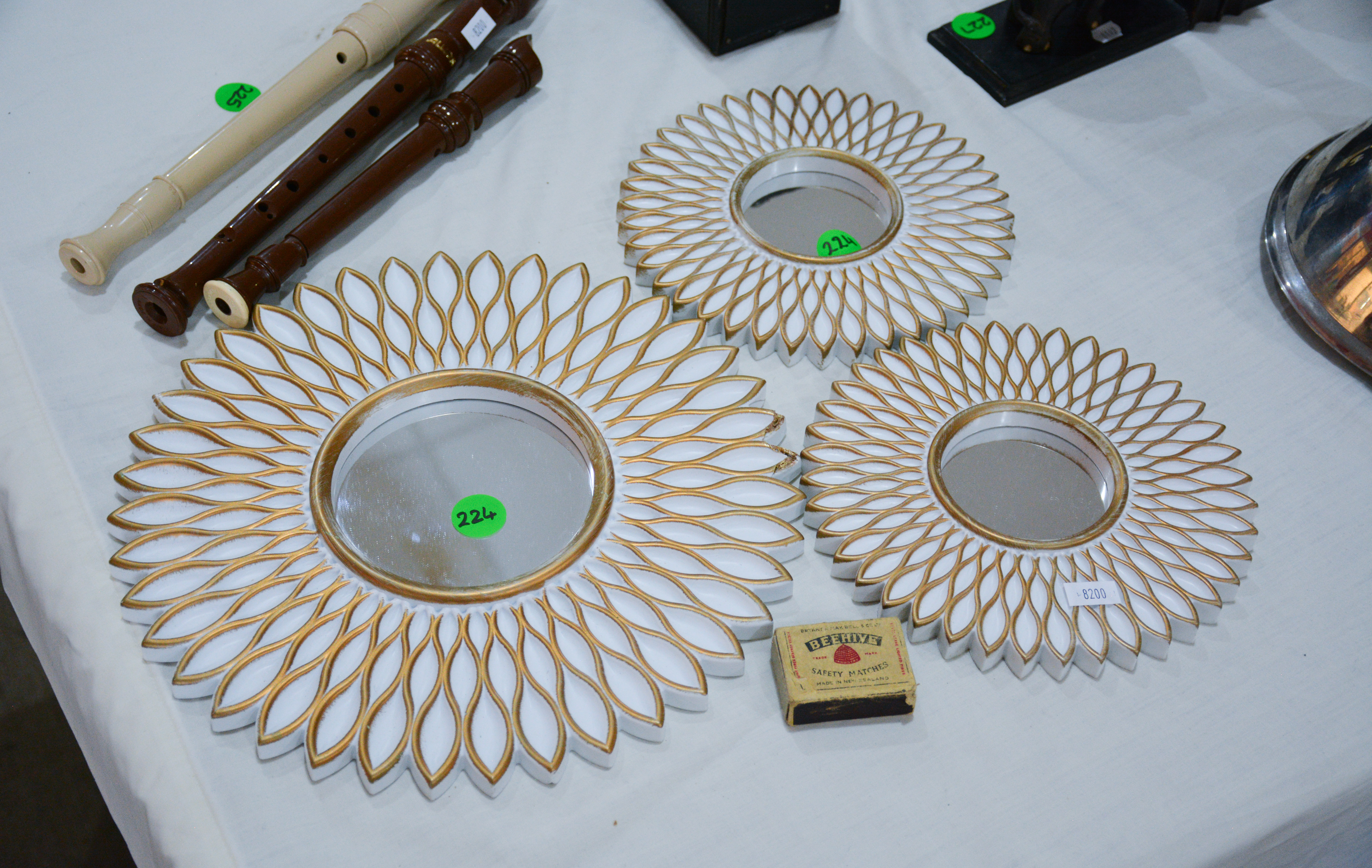 Hanging Mirrors x 3 — sold at auction in New Zealand for $5