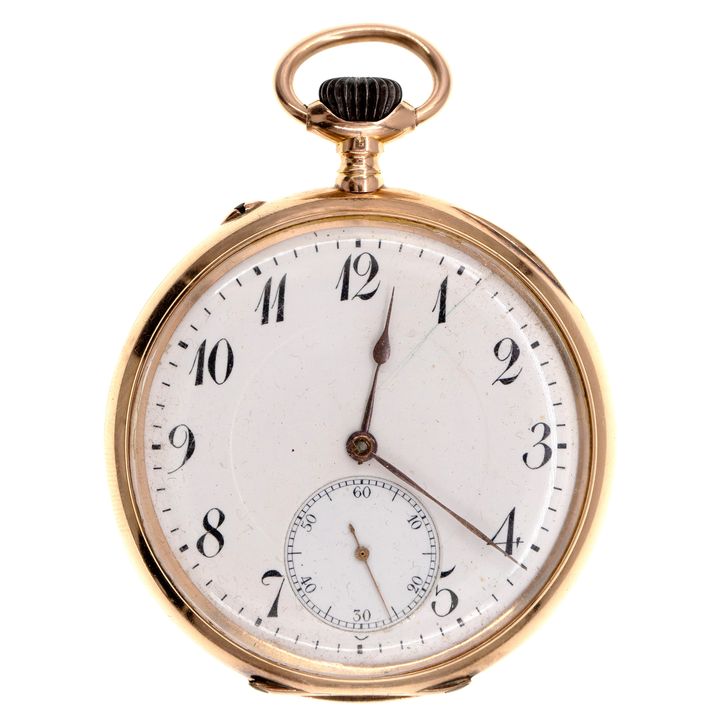 Switzerland, International Watch Company (IWC), 14ct Yellow Gold Pocket Watch, 1890s, VGC