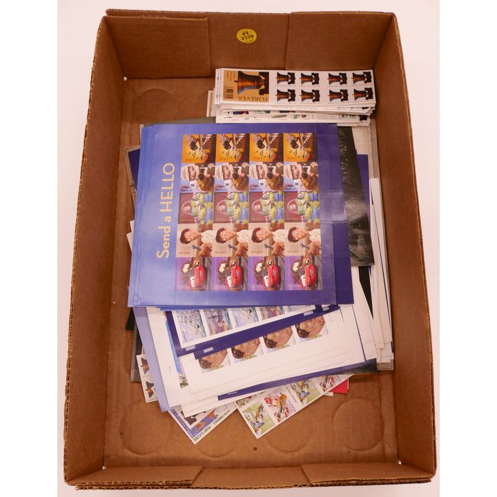 Box Unused FOREVER Stamp Sheets - 3,347 Stamps approx