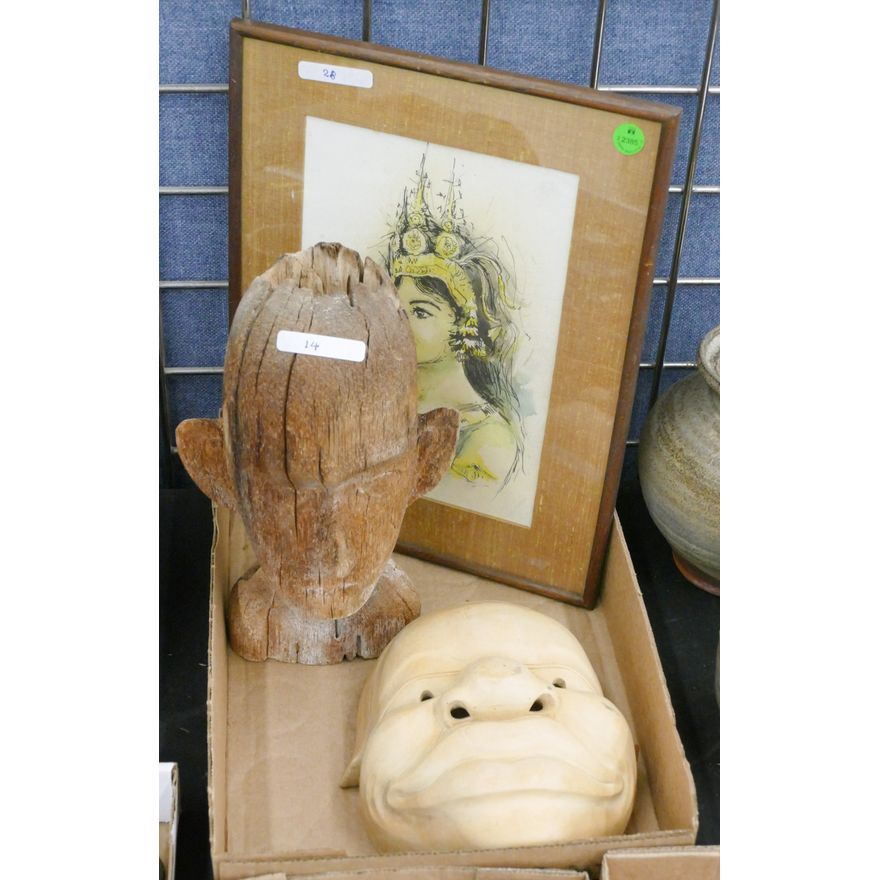 Box SE Asian Wood Mask etc.