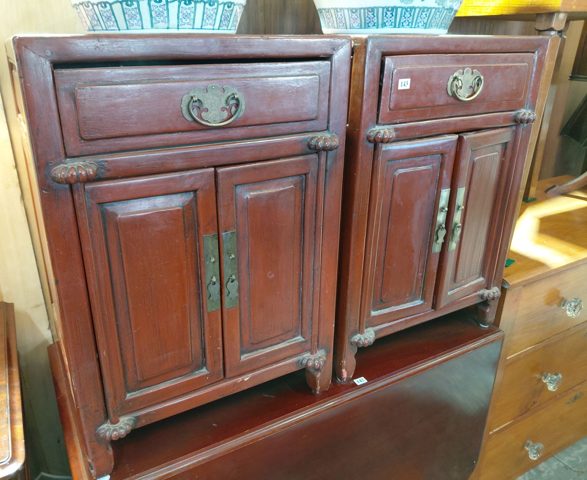 143 · ORIENTAL BEDSIDE TABLES