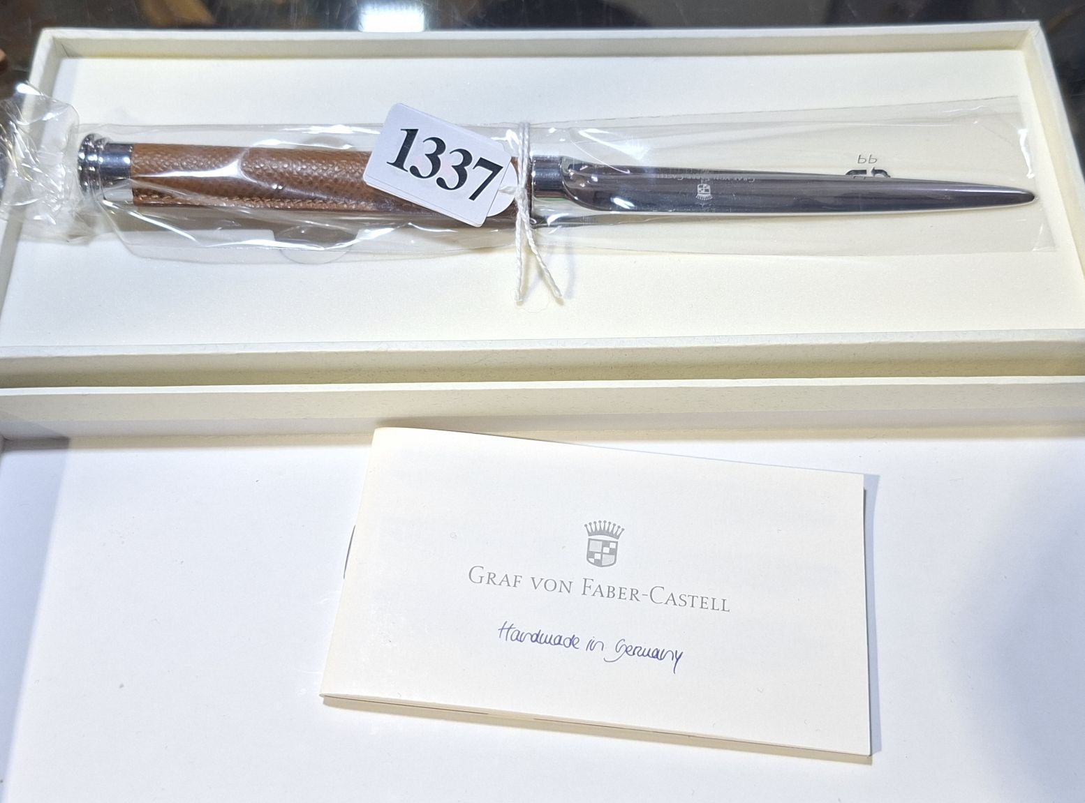 1337 · GRAF VON FABER-CASTELL PEN KNIFE