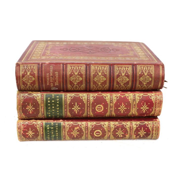 ANTIQUARIAN BINDINGS - MULLER F. MAX - Lectures on the Science of Language.