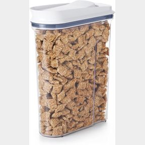 4.2L OXO GOOD GRIPS POP LARGE CEREAL DISPENSER, GREY, CLEAR - 4.2 LITRE