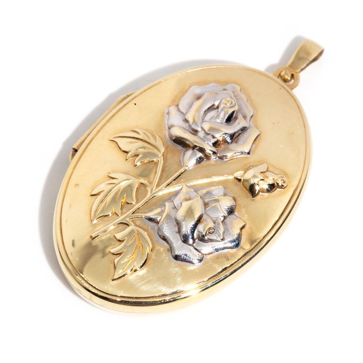 9 Carat Gold Vintage Locket 1970s