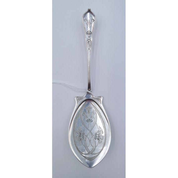 Antique O.Forlie 830 Silver Norwegian Art Nouveau Server 10'' - 74 Grams
