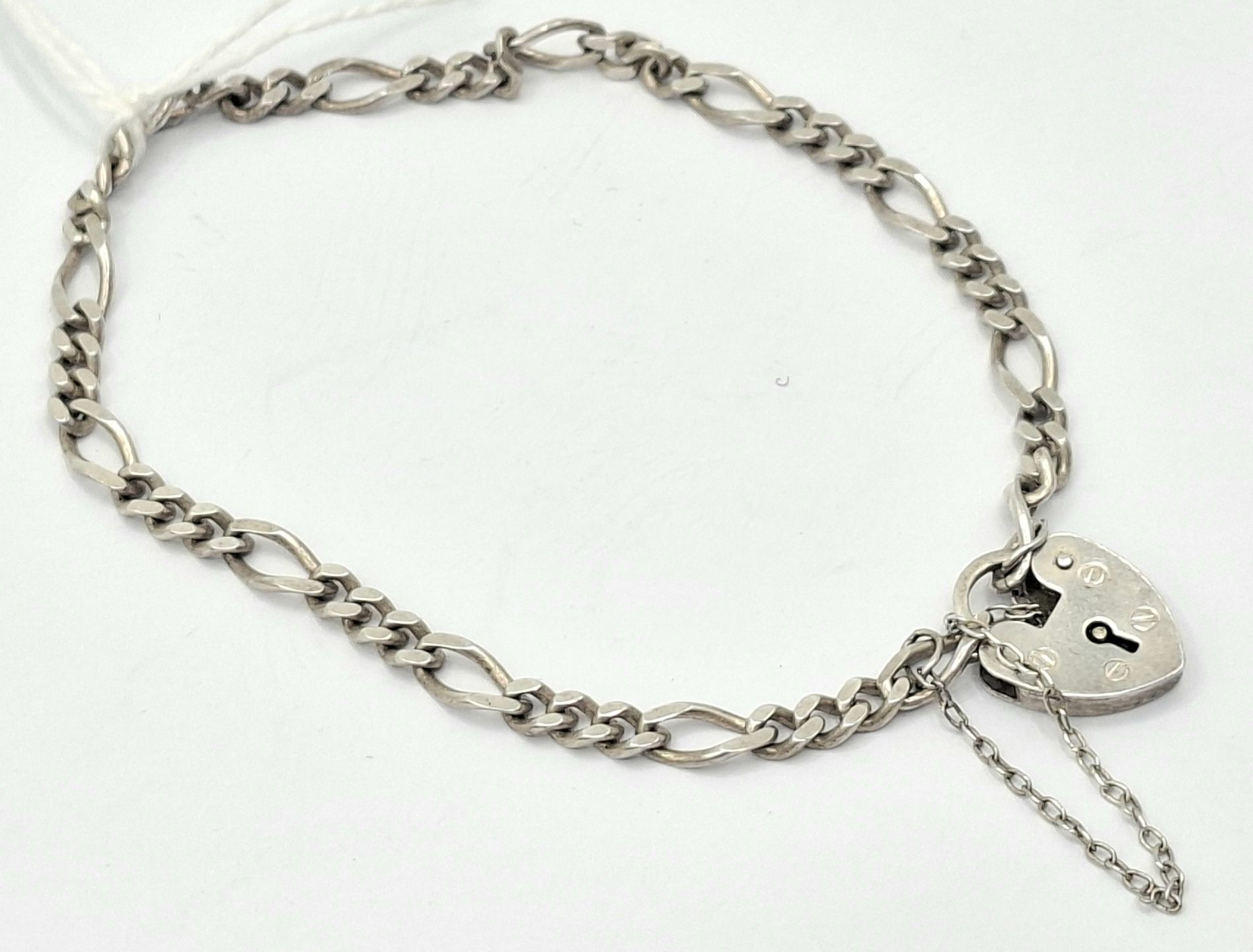 1130 · STERLING SILVER PADLOCK BRACELET