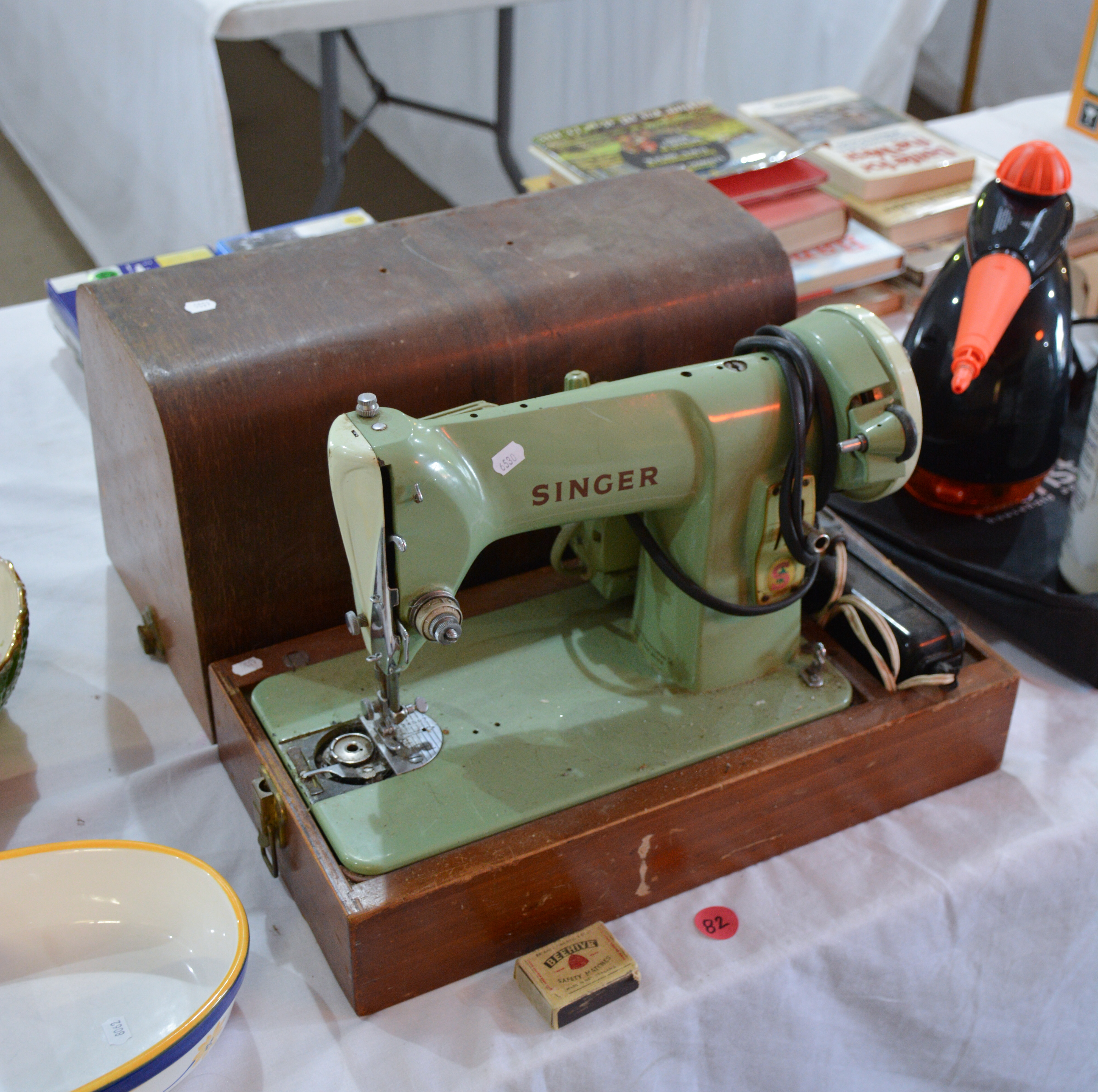 Vintage Singer Sewing Machine and Case — NZ auction result