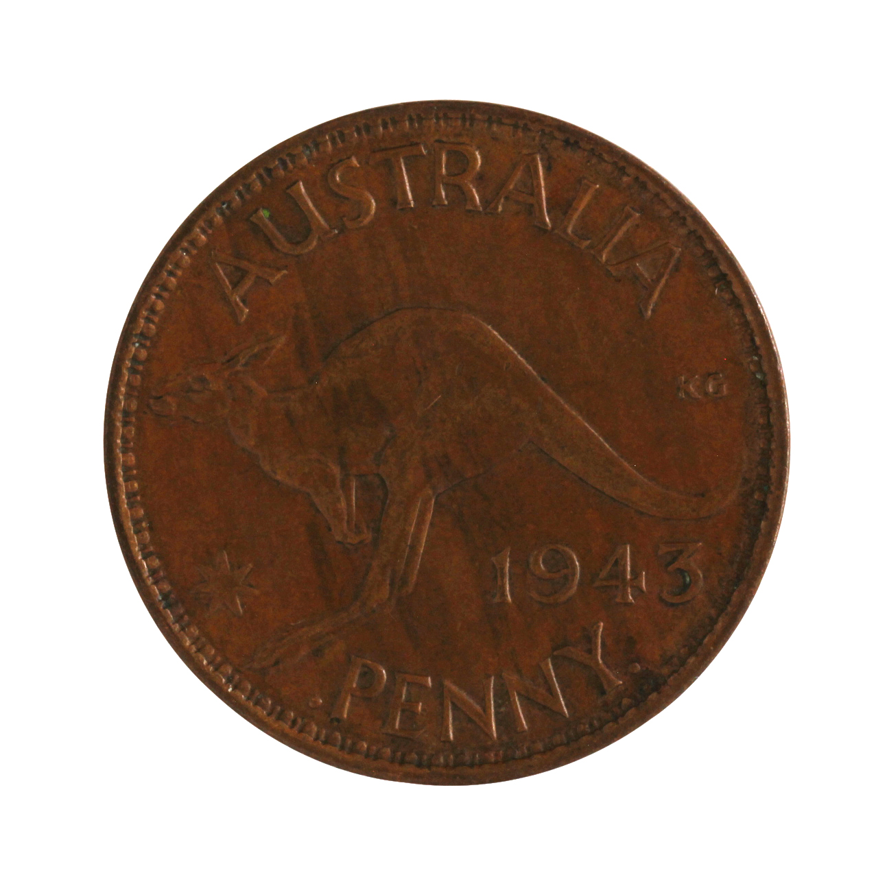 935. · George VI, Penny, 1943-I, gEF
