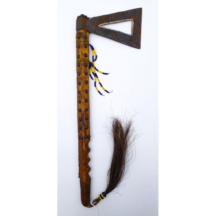 Old Plains Indian Tomahawk with Beadwork