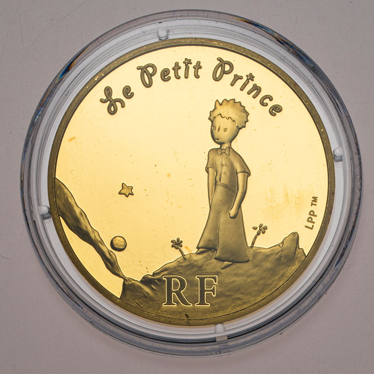フランス-France. プルーフ. Proof. 星の王子さま 金貨3種揃プルーフ